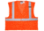 MCR Safety CL2MOPFRM Hi Vis Reflective Safety Vest, ANSI Type R Class 2, Mesh with 2in Silver Stripes, Breakaway Design with Hook and Loop Closures, Fluorescent Orange, M, CL2MOPFRM