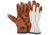 MCR Safety Consolidator Plus Work Gloves, Nitrile Coated Palm, Fingertips and Thumb, Striped Canvas Back, Soft Jersey Lining, Burgundy/White, Medium, 9740M