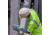MCR Safety Cut Pro Hero 7 Gauge Regular Weight Shell Cut Resistant Work Gloves, ARX Aramid, PVC Dotted Back and Palm, Blue/Green, Large, 93859L