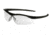 MCR Safety DL1 Series Safety Glasses, Soft Clear TPR Nose Piece, Clear, One Size, DL110
