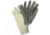 MCR Safety Dotted Canvas Work Gloves, Clute Pattern with Knit Wrist, 100% Cotton, Straight Thumb, Natural/Black, Large, 8808S