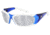 MCR Safety FF327 ForceFlex FF3 Series Safety Glasses, Multi-Injection Molding Locks Lens into Frame, Silver Mirror, One Size, FF327