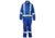 MCR Safety Flame Resistant Deluxe Coverall with Reflective Stripes, 88% Cotton 12% Nylon, Royal Blue, 42 TALL, DC4B42T