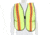 MCR Safety Fluorescent Mesh Safety Vest, 2in Silver Reflective Stripes, Lightweight Poly Mesh, Non-ANSI Rated, Fluorescent Lime, One Size, V200R