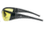 MCR Safety ForceFlex FF2 Series Safety Glasses, Lenses Molded Into Flexible TPU Frame, Amber, One Size, FF214