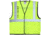 MCR Safety Luminator Series Hi Vis Reflective Lime Safety Vest w/Sheriff Logo, Medium, VCL2MLSHFM