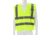 MCR Safety Hi Vis Reflective Safety Vest, ANSI Type R Class 2, Mesh with 2in Dual Silver Stripes, Breakaway Design with Hook and Loop Closures, Fluorescent Lime, M, CL2ML2M