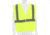 MCR Safety Hi Vis Reflective Safety Vest, ANSI Type R Class 2, Mesh with 2in Silver Stripes, Hook and Loop Front Closure, Limited Flammability, Fluorescent Lime, XL, VCL2MLFRXL