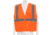 MCR Safety Hi Vis Reflective Safety Vest, ANSI Type R Class 2, Mesh with 2in Silver Stripes, Zipper Front Closure and 3 Pockets, Fluorescent Orange, 2X, RVCL2MOZX2