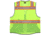 MCR Safety Hi Vis Reflective Safety Vest, ANSI Type R Class 2, Mesh with 3in Silver Stripes, Trimmed with Silver Reflective, Zipper Front Closure, Fluorescent Lime, S, SURVCL2LSS