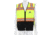 MCR Safety Hi Vis Reflective Safety Vest, ANSI Type R Class 2, Mesh with 3in Silver Stripes, Trimmed with Silver Reflective, Zipper Front Closure, Fluorescent Lime, S, SURVCL2LSS