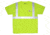 MCR Safety Hi Vis Reflective Safety Vest, ANSI Type R Class 2, Mesh with 3in Silver Stripes, Trimmed with Silver Reflective, Zipper Front Closure, Fluorescent Lime, L, SURVCL2LL