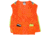 MCR Safety Hi Vis Reflective Safety Vest, ANSI Type R Class 2, Mesh with 3in Silver Stripes, Zipper Front Closure, Fluorescent Orange, L, SURVMOL