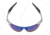 MCR Safety IA128B IA1 Series Safety Glasses, Extremely Flexible Temples, Non-Slip Temples and Soft TPR Nose Piece, Blue Diamond Mirror, One Size, IA128B