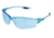 MCR Safety Law LW2 Series Safety Glasses, Soft Secure TPR Nose Piece and Temple Inserts, Light Blue, One Size, LW213
