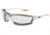 MCR Safety Law LW3 Series Foam Lined Safety Glasses, Soft Secure TPR Nose Piece and Temple Inserts, Clear, One Size, LW310AF