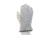 MCR Safety Leather Drivers Work Gloves, CV Grade Grain Leather Patch Palm Split Leather Back and Keystone Thumb, Beige, Medium, 32055M