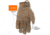 MCR Safety Mechanics Gloves with TaskFit Design, Synthetic Leather Palm, Nylon and Spandex Back, Tan, Large, 963L