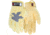 MCR Safety Mechanics Touch Screen Gloves with TaskFit Design, Goat Grain Leather Palm and Nylon Spandex Back, Gold, X - Large, 961XL
