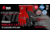 MCR Safety Ninja Flex Work Gloves, 15 Gauge Nylon Shell, Latex Coated Palm and Fingertips, Gray/Red, Medium, N9680M