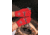 MCR Safety Ninja Flex Work Gloves, 15 Gauge Nylon Shell, Latex Coated Palm and Fingertips, Gray/Red, Medium, N9680M