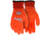 MCR Safety Ninja Ice Insulated Work Gloves, 15 gauge Nylon with Acrylic Terry Interior, Fully Coated with HPT, Orange, Large, N9690FCOL