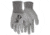 MCR Safety NXG Work Gloves 13 Gauge Nylon Shell, PU Palm and Fingertips, Gray, X - Small, 9666XS