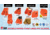 MCR Safety PVC Coated Insulated Work Gloves, Single Dipped Hi-Vis Smooth PVC, Foam Lined, Protective Safety Cuff, Orange/White, Large, 6710FS
