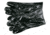MCR Safety PVC Coated Work Gloves, Single Dipped with Smooth PVC, Soft Interlock Lining, 10in Length, Black, Large, 6200
