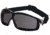 MCR Safety RT112AF RT1 Series Foam Lined Safety Glasses, Anti-Fog Lens, Adjustable Ratcheting Temples, Gray, One Size, RT112AF
