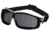MCR Safety RT122AF RT1 Series Foam Lined Safety Glasses, Anti-Fog Lens, Adjustable Ratcheting Temples, Gray, One Size, RT122AF