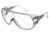 MCR Safety RX1 Series Safety Glasses with Built-On Side Shields, Clear, One Size, RX110