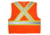 MCR Safety Safety Vest, ANSI Class 2 and CSA Z96, 4in Silver Reflective Stripes, Zipper Front, 4 Outer 1 Inner Pocket, Fluorescent Orange, 2X, WCCS2OX2