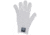 MCR Safety Steelcore 2 10 Gauge Regular Weight Cut Resistant Work Gloves, Polyester Wrapped Stainless Steel, White, Small, 9356S