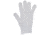 MCR Safety Steelcore 2 10 Gauge Regular Weight Cut Resistant Work Gloves, Polyester Wrapped Stainless Steel, White, Small, 9356S