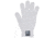 MCR Safety Steelcore 2 7 Gauge Regular Weight Cut Resistant Work Gloves, Polyester Wrapped Stainless Steel, White, X - Small, 9350XS