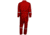 MCR Safety Summit Breeze Flame Resistant Coverall, 7oz Cotton, Long Sleeve Coverall with Vented Underarms and Back, 1in Silver Reflective Stripes, CAT 2, Red, 201446, SBC201446