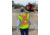 MCR Safety VWCCS2LXL Hi Vis Reflective Safety Vest, ANSI Type R Class 2, 4in Silver Stripes, Zipper Front Closure, Fluorescent Lime, XL, VWCCS2LXL