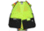 MCR Safety WCCL2MLSZM Hi Vis Reflective Safety Vest, ANSI Type R Class 2, 4in Silver Stripes, Zipper Front Closure, Fluorescent Lime, M, WCCL2MLSZM