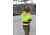 MCR Safety WCCL2MLSZM Hi Vis Reflective Safety Vest, ANSI Type R Class 2, 4in Silver Stripes, Zipper Front Closure, Fluorescent Lime, M, WCCL2MLSZM