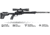 MDT HNT26 Folding Arca Stock, Remington 700, Short, Right, Black, 106129BCF