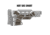 MDT Rubber Short Buttstock Dampeners, SRS, Flat Dark Earth, 106921-FDE