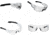 Mechanix Wear Type-N Safety Glasses, Black Frame with Clear Lens VNS-10AA-PU