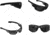 Mechanix Wear Vision Type-N Safety Glasses, Smoke/Black, One Size, VNS-20AB-BU