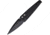 Medford Auto Nosferatu Button Lock S35 Automatic Folding Knife, 3.5in, S35VN, Black DLC Coated Blade, Black DLC Coated Titanium Handle, MKNAPQ-30PV-TPCP