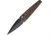Medford Auto Nosferatu Button Lock S35 Automatic Folding Knife, 3.5in, S35VN, Black DLC Coated Blade, Bronze PVD Coated Titanium Handle, MKNAPQ-36A1-TPCP