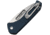 Medford Auto Swift Button Lock Automatic Folding Knife, 3.25in, D2 Tool Steel, Drop Point Blade, Tumbled Finish, Blue Anodized Aluminum Handle, MD206STD44AU