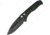 Medford Auto Swift Button Lock Automatic Folding Knife, 3.25in, D2 Tool Steel, Drop Point Blade, Black PVD, Green Anodized Aluminum Handle, MD206SPD40AG