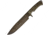 Medford Bonfire Fixed Blade Knife, 13.13in Overall, 8.25 black PVD coated 3V steel blade, OD green G10 handle, MK0913PQ-10KO
