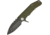 Medford Flipper Deployment OD Folding Knife,3.25in,D2 Tool Steel,Tanto,OD Green,G10 Handle MD33OD